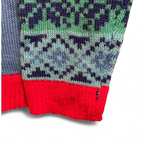 Flamingo Santa Ugly Christmas Sweater Florida Jolly Sweaters Womens LG READ - Picture 8 of 12